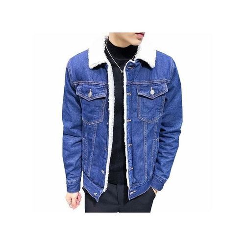 JACKET JEAN homme bleu marine