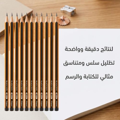 Lot de 12 Crayons Graphite HB 2 pour Écriture, Dessin et École – 12 PCS – Couleur aléatoire