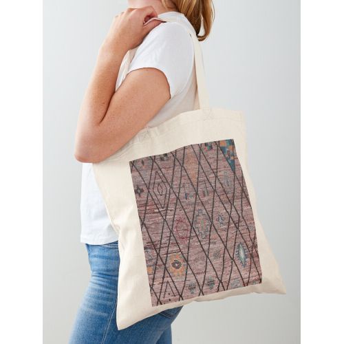 حقيبة يد قطن كلاسيكية ذات تصميم مغربي تراث تقليدي