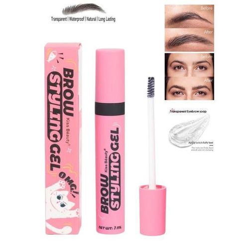 Mascara transparent. Gel coiffant pour sourcils. Sculpter et fixer les sourcils.