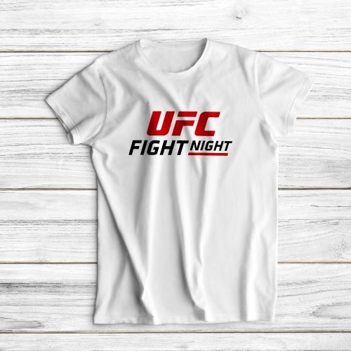 T-shirt Noir UFC FIGHT NIGHT 100% coton