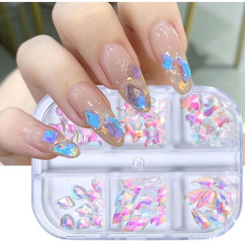 Mlange de strass en cristal pour Nail Art 60 pices