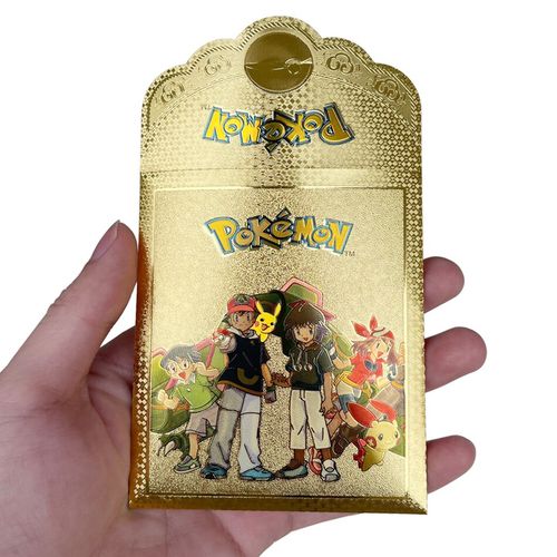 carte Pokémon Gold Pack; de 10 Cartes