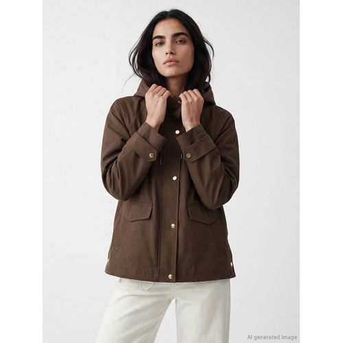Imperméable à Capuche Oversize Femme