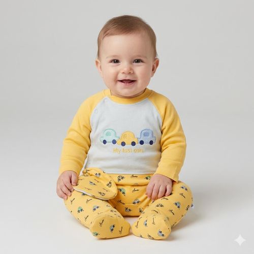 Pyjama Dors-Bien Mes Petites Voitures Douceur et Style 0-3-6 mois