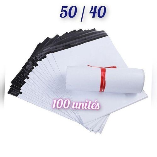 Pack de 100 Sachets d'expédition 50*40CM neutre scellables