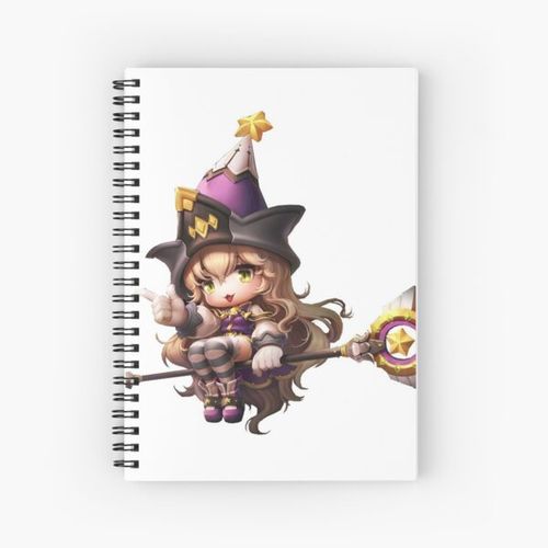 Maplestory 2 Wizard Spiral Notebook Bloc note