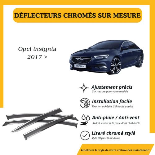 Déflecteur d’air noir et chromé Opel Insignia 2017