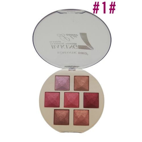 Fard à joues. Blush de longue durée, contrôle de l'huile, 7 couleurs dégradés pour les Pommettes, couleurs les plus utilisé.numéro 1