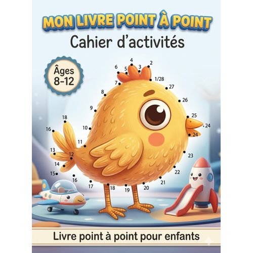 Défi relier les points (Poulet) – Ensemble de 5 pages