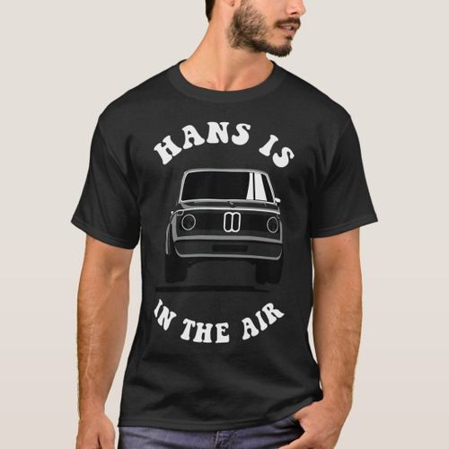 T-shirt BMW 2002 Turbo Hans is in the Air Asphalt