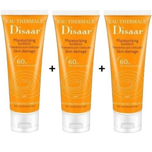 Pack 3 crèmes Solaire SPF60 pour le Visage,hydratant longue durée, protège du soleil,
