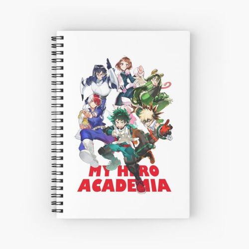 MHA Assemble Attack Spiral Notebook Bloc note