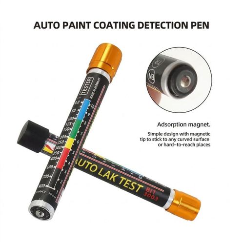 Testeur d’épaisseur de peinture voiture – Détecteur magnétique pour carrosserie auto – Outil pour vérifier réparation et mastic