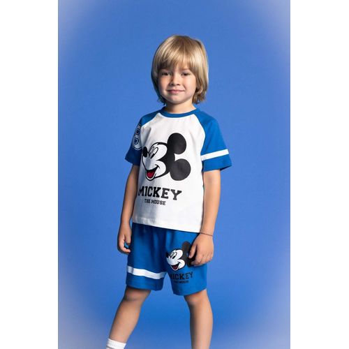 T-Shirt à Manches Courtes à motif Disney Mickey & Minnie pour Bébé Garçon