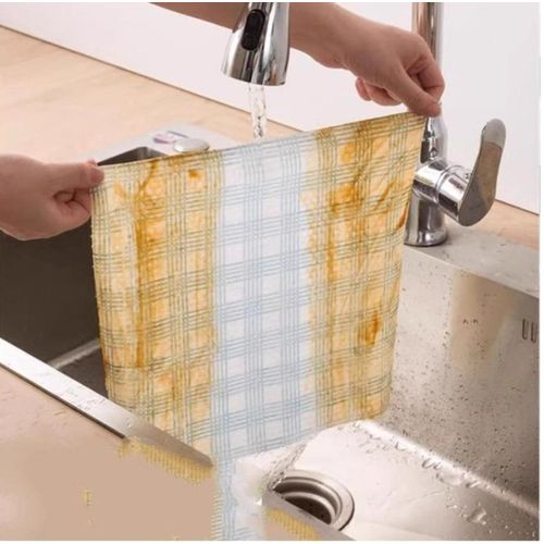 Essuie-tout réutilisables avec technologie de séparation huile-eau, rouleau unique - rouleaux de papier essuie-tout lavables et recyclables pour la cuisine,