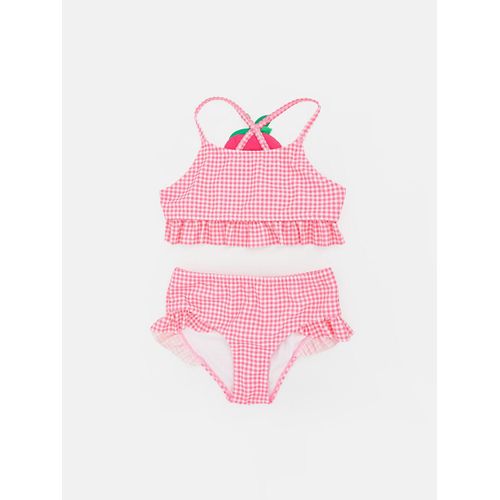 Ensemble bikini écossais pour filles