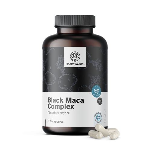 Maca Noir Fort 5000 mg avec Ginseng L-Arginine Vitamines - Made in Slovenia