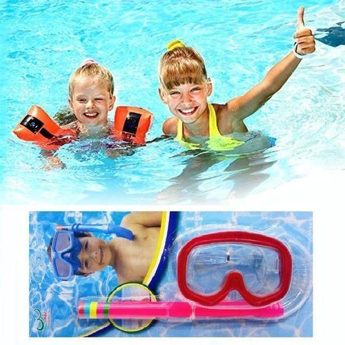 ensemble de plongée,lunettes de plongée pour enfants,Tube respirant antichoc