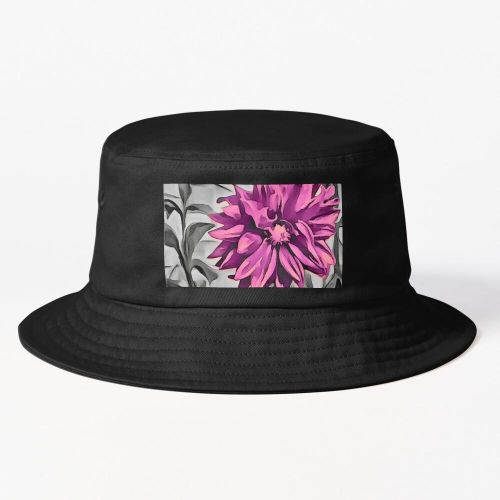 Le dahlia de grand-mre 7 bob noire design personnalis unique