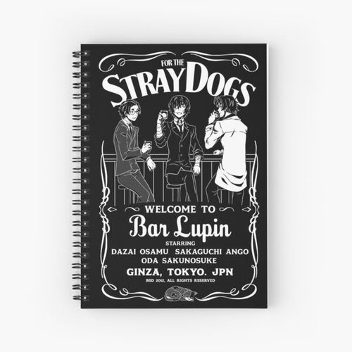 ODA, DAZAI AND ANGO - BUNGOU STRAY DOGS Spiral Notebook Bloc note