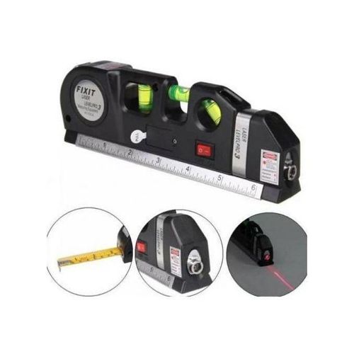 Outil De Niveau Laser À 3 Lignes Polyvalent Ruban À Mesurer À Ligne Croisée
