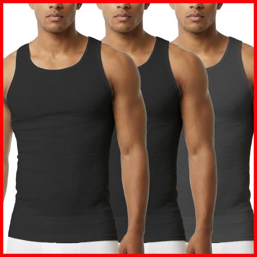 Pack De 3 Dbardeurs Homme Coton Bio 2Noir1Gris