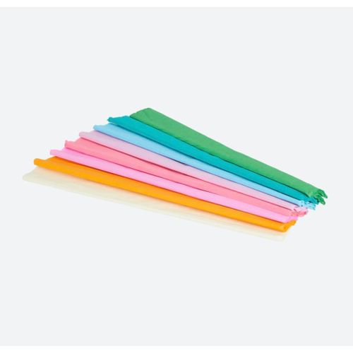 Lot de 4 Rouleaux de Papier Crépon – Couleurs Aléatoires