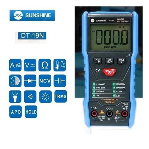 Sunshine DT-19N Mini Multimtre Numrique Intelligent Votre Assistant de Mesure de Prcision