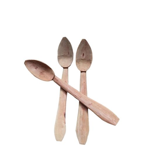 3 petites cuillères en bois multi-usages naturel 100%