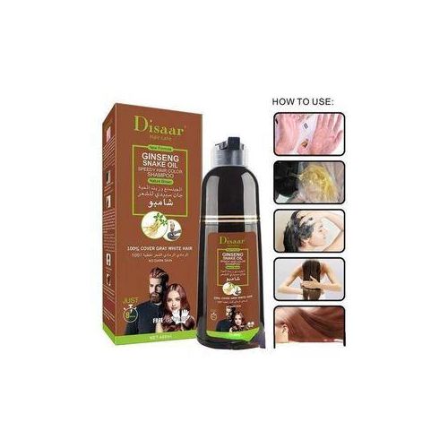 Shampoing marron Couvrant pour Cheveux Gris avec Effet Naturel