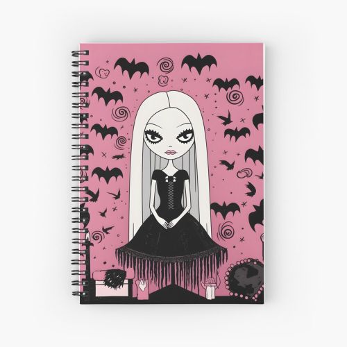 This Barbie Is... GOTHIC! Spiral Notebook - Bloc note