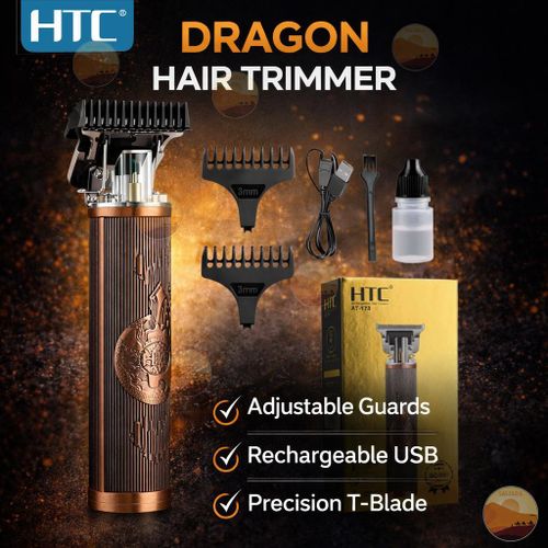 AT-178 T9 Vintage Hair Trimmer - Tondeuse Vintage T9 Bronze Professionnelle - Sculpteur de Barbe Cheveux