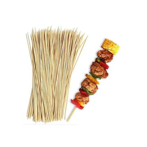 100 100 Piques En BOIS - BROCHETTE BARBECUE - brochettes Shish 30 30 cm