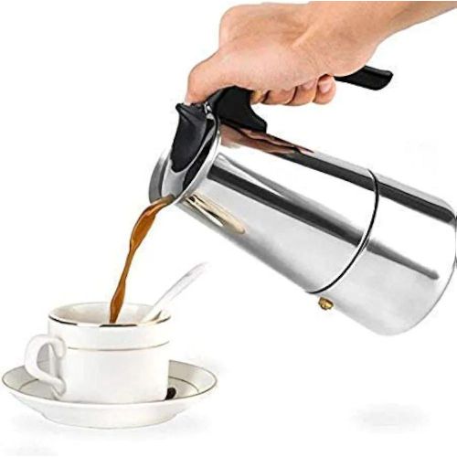 Cafetière à pression pour préparer un espresso authentique 4cup