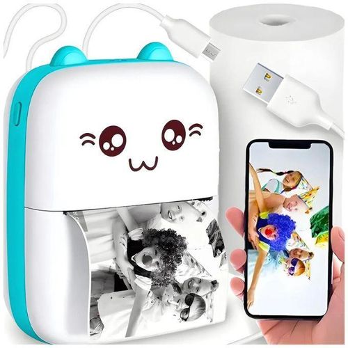Mini imprimante thermique portable pour liste de voyage, note d'etude, travail, image de poche