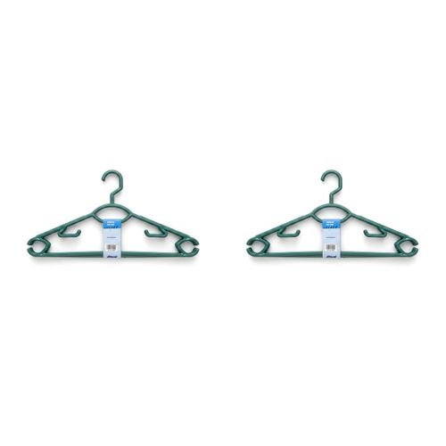 Cintres - Plastique - Rangement Vêtements - Vert