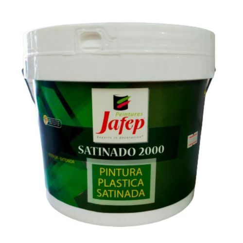 SATINADO 2000 Peinture plastique de haute qualité pour intérieur/extérieur Blanc 4 l