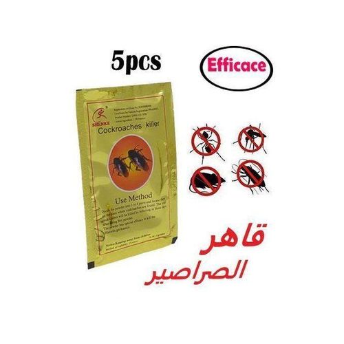 Poudre Tueur de Cafards Extermination Efficace Sachet 8g