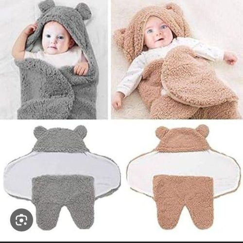 Couverture Bébé Ours Doux – Gris Cocoon