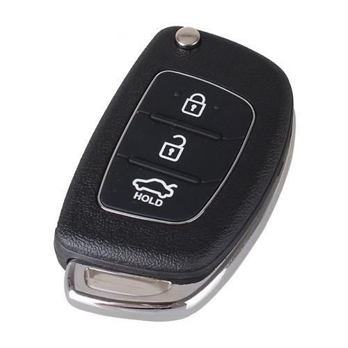 Coque de clé pliante Flip pour Hyundai Santa Fe ix35 i30 I20 I40 Lame vierge