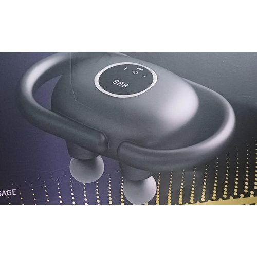 Rechargeable 4-têtes pistolet de massage pour tissus profonds, détente du dos et de la taille