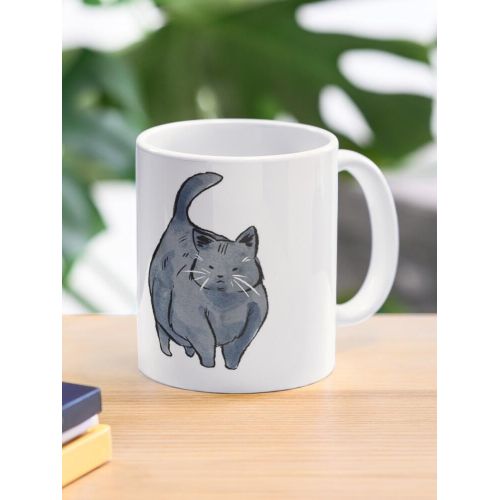Chat de bloc de cendre Mug classique
