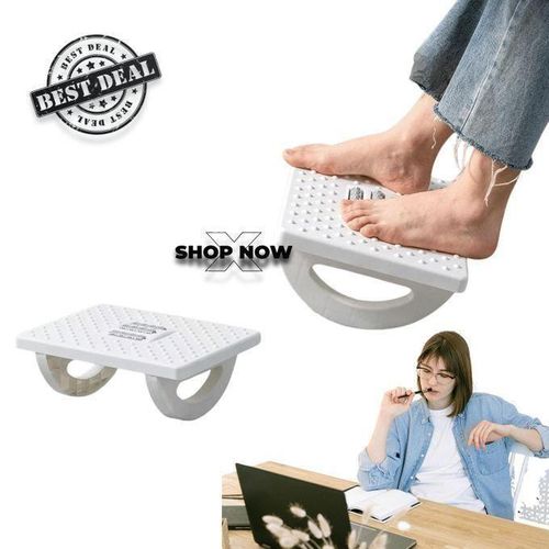 repose-pieds ergonomique, massage pieds, rouleaux d’énergie, accessoire bureau, confort jambes, télétravail, portable, bien-être, posture saine, anti-fatigue, bureau à domicile, massage circulatoire