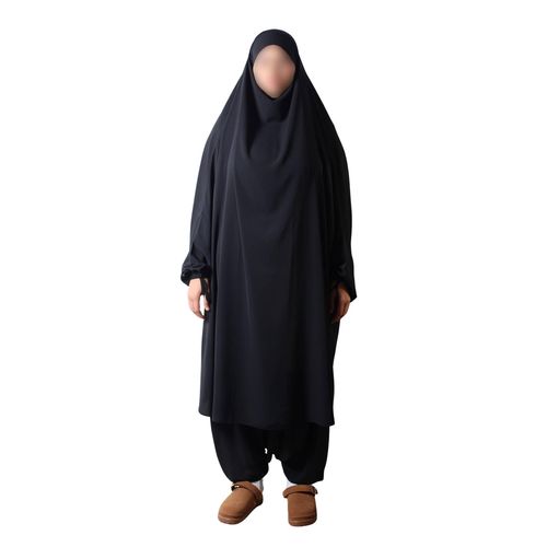 Jilbab 2 pièces avec pantalon pour femmes