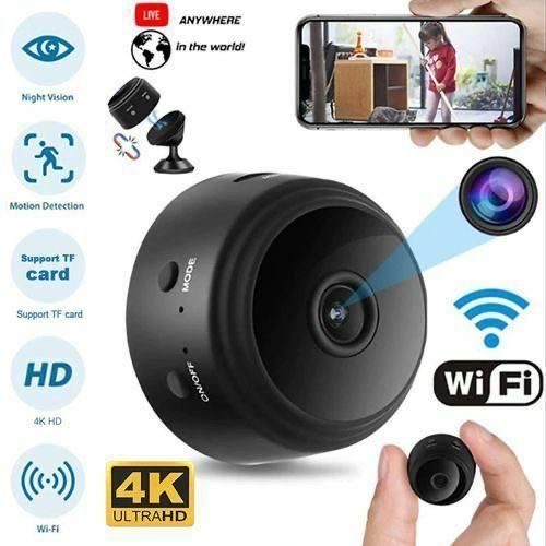 Mini Caméra De Surveillance Espion A9 WiFi HD - Détection De Mouvement & Vision Nocturne