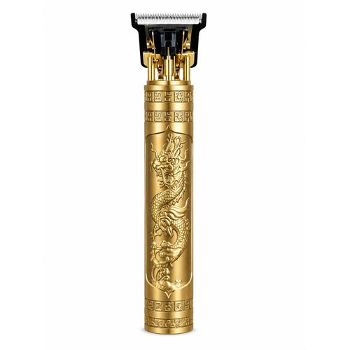 Tondeuse de précision T9 dorée motif dragon