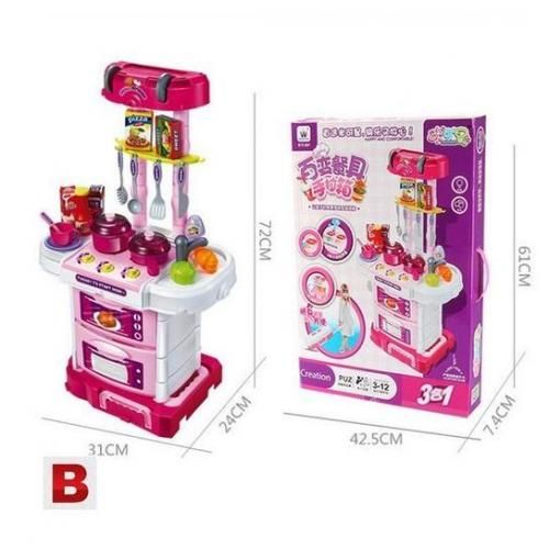 Jeu Cuisine pour filles Little Chef -Grande taille un ensemble de cuisine