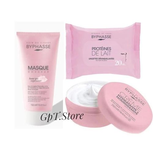 Masque Douceur Spa 150ml+Lingettes démaquillantes 20U+Crème Hydratant 250ml