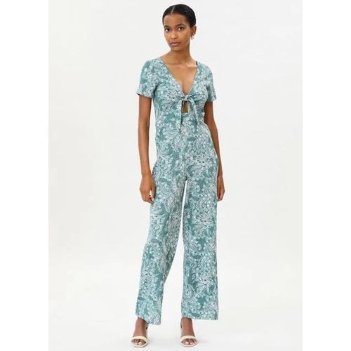 Combinaison verte demi manche jumpsuit salopette pantalon pour femmes suit été summer